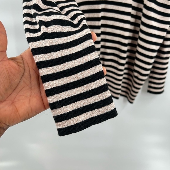 Lane Bryant striped turtleneck long sleeve sweater peekaboo 22/24 - Picture 8 of 11